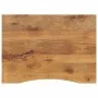 Desktop board with curved rough mango wood 100x80x2.5 cm by , Table tops - Ref: Foro24-370220, Price: 93,21 €, Discount: %