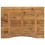 Desktop board with curved rough mango wood 100x80x2.5 cm by , Table tops - Ref: Foro24-370220, Price: 93,21 €, Discount: %