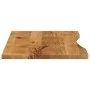 Desktop board with curved rough mango wood 110x60x2.5 cm by , Table tops - Ref: Foro24-370217, Price: 84,31 €, Discount: %