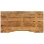 Desktop board with curved rough mango wood 110x60x2.5 cm by , Table tops - Ref: Foro24-370217, Price: 84,31 €, Discount: %