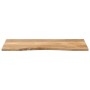Schreibtischplatte mit gewölbter, grob strukturierter Mangoholzoberfläche, 120x60x2,5 cm. von , Tischplatten - Ref: Foro24-37...
