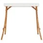 Estructura columpio y techo crema madera curvada acabado teca de vidaXL, Accesorios de columpios para porche - Ref: Foro24-31...