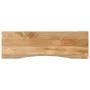 Desktop board with curved rough mango wood 160x50x2.5 cm by , Table tops - Ref: Foro24-370198, Price: 109,30 €, Discount: %