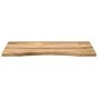 Desktop board with curved rough mango wood 100x60x2.5 cm by , Table tops - Ref: Foro24-370201, Price: 66,22 €, Discount: %