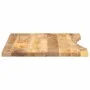 Desktop board with curved rough mango wood 100x60x2.5 cm by , Table tops - Ref: Foro24-370201, Price: 66,22 €, Discount: %