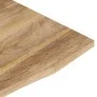 Desktop board with curved rough mango wood 100x60x2.5 cm by , Table tops - Ref: Foro24-370201, Price: 66,22 €, Discount: %