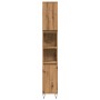 Badezimmerschrank aus Eichen-Sperrholzhandwerk 30x30x190 cm von , Badezimmermöbel - Ref: Foro24-857200, Preis: 104,53 €, Raba...
