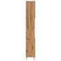 Badezimmerschrank aus Eichen-Sperrholzhandwerk 30x30x190 cm von , Badezimmermöbel - Ref: Foro24-857200, Preis: 100,22 €, Raba...