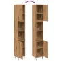Badezimmerschrank aus Eichen-Sperrholzhandwerk 30x30x190 cm von , Badezimmermöbel - Ref: Foro24-857200, Preis: 100,22 €, Raba...