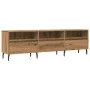 Engineered wood TV stand in artisan oak, 150x30x44.5 cm by , TV Furniture - Ref: Foro24-857192, Price: 132,24 €, Discount: %
