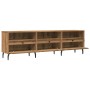 TV-Möbel aus Eichen-Ingenieurholz, handgefertigt, 150x30x44,5 cm. von , TV-Möbel - Ref: Foro24-857192, Preis: 135,04 €, Rabat...