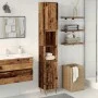 Verwitterter Badezimmerschrank aus Ingenieurholz, 30x30x190 cm. von , Badezimmermöbel - Ref: Foro24-857199, Preis: 86,01 €, R...