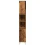 Verwitterter Badezimmerschrank aus Ingenieurholz, 30x30x190 cm. von , Badezimmermöbel - Ref: Foro24-857199, Preis: 86,01 €, R...