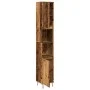 Verwitterter Badezimmerschrank aus Ingenieurholz, 30x30x190 cm. von , Badezimmermöbel - Ref: Foro24-857199, Preis: 86,01 €, R...
