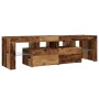 TV-Möbel mit LED-Lichtern, gealtertes Ingenieurholz, 140x36,5x40 cm. von , TV-Möbel - Ref: Foro24-856303, Preis: 122,22 €, Ra...