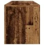 Mueble TV luces LED madera ingeniería envejecida 140x36,5x40 cm de , Muebles TV - Ref: Foro24-856303, Precio: 120,41 €, Descu...