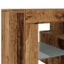 TV stand with LED lights, aged engineered wood, 120x36.5x40 cm by , TV Furniture - Ref: Foro24-856301, Price: 93,27 €, Discou...
