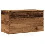 Baúl de almacenamiento madera ingeniería envejecida 84x42x46 cm de , Baúles para juguetes - Ref: Foro24-856568, Precio: 82,52...