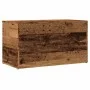Baúl de almacenamiento madera ingeniería envejecida 84x42x46 cm de , Baúles para juguetes - Ref: Foro24-856568, Precio: 82,52...