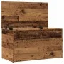 Baúl de almacenamiento madera ingeniería envejecida 84x42x46 cm de , Baúles para juguetes - Ref: Foro24-856568, Precio: 82,52...