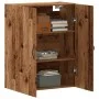 Armario de pared madera de ingeniería envejecida 69,5x34x90 cm de , Aparadores - Ref: Foro24-857462, Precio: 82,06 €, Descuen...