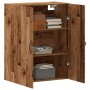 Armario de pared madera de ingeniería envejecida 69,5x34x90 cm de , Aparadores - Ref: Foro24-857462, Precio: 83,34 €, Descuen...