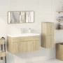 3-teiliges Badezimmermöbelset aus Eichenholz-Sonoma-Sperrholz. von , Badezimmermöbel - Ref: Foro24-3324997, Preis: 108,61 €, ...