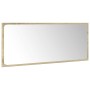 Set de muebles de baño 3 pzas madera contrachapada roble Sonoma