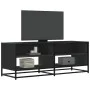 TV-Möbel aus Ingenieurholz und schwarzem Metall, 120,5x40x46 cm. von , TV-Möbel - Ref: Foro24-848889, Preis: 80,97 €, Rabatt: %