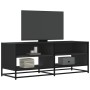 TV-Möbel aus Ingenieurholz und schwarzem Metall, 120,5x40x46 cm. von , TV-Möbel - Ref: Foro24-848889, Preis: 81,97 €, Rabatt: %