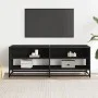 TV-Möbel aus Ingenieurholz und schwarzem Metall, 120,5x40x46 cm. von , TV-Möbel - Ref: Foro24-848889, Preis: 80,97 €, Rabatt: %