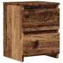Aged engineered wood bedside table 30x30x40 cm by , Nightstands - Ref: Foro24-855846, Price: 30,54 €, Discount: %