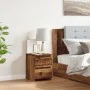 Aged engineered wood bedside table 30x30x40 cm by , Nightstands - Ref: Foro24-855846, Price: 30,54 €, Discount: %