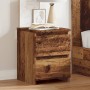 Mesita de noche madera de ingeniería envejecida 30x30x40 cm de , Mesitas de noche - Ref: Foro24-855846, Precio: 31,97 €, Desc...