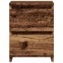 Aged engineered wood bedside table 30x30x40 cm by , Nightstands - Ref: Foro24-855846, Price: 30,54 €, Discount: %