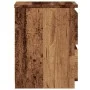 Aged engineered wood bedside table 30x30x40 cm by , Nightstands - Ref: Foro24-855846, Price: 30,54 €, Discount: %