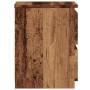 Mesita de noche madera de ingeniería envejecida 30x30x40 cm de , Mesitas de noche - Ref: Foro24-855846, Precio: 31,97 €, Desc...