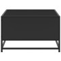 Engineered wood and black metal coffee table 100x57x35 cm by , Coffee table - Ref: Foro24-848759, Price: 76,24 €, Discount: %