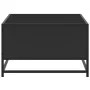 Engineered wood and black metal coffee table 100x57x35 cm by , Coffee table - Ref: Foro24-848759, Price: 78,53 €, Discount: %