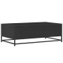 Engineered wood and black metal coffee table 100x57x35 cm by , Coffee table - Ref: Foro24-848759, Price: 78,53 €, Discount: %