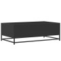Mesa de centro de madera ingeniería y metal negro 100x57x35 cm de , Mesas de centro - Ref: Foro24-848759, Precio: 76,24 €, De...