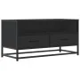TV-Möbel aus Ingenieurholz und schwarzem Metall, 80x34,5x40 cm. von , TV-Möbel - Ref: Foro24-848809, Preis: 68,44 €, Rabatt: %