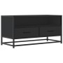 TV-Möbel aus Ingenieurholz und schwarzem Metall, 80x34,5x40 cm. von , TV-Möbel - Ref: Foro24-848809, Preis: 69,35 €, Rabatt: %