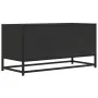 Mueble de TV madera de ingeniería y metal negro 80x34,5x40 cm de , Muebles TV - Ref: Foro24-848809, Precio: 68,44 €, Descuent...