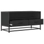 TV-Möbel aus Ingenieurholz und schwarzem Metall, 80x34,5x40 cm. von , TV-Möbel - Ref: Foro24-848809, Preis: 68,44 €, Rabatt: %