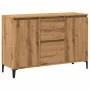 Engineered wood oak artisan sideboard 102x35x70 cm by , Sideboards - Ref: Foro24-856487, Price: 112,25 €, Discount: %