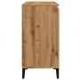 Engineered wood oak artisan sideboard 102x35x70 cm by , Sideboards - Ref: Foro24-856487, Price: 112,25 €, Discount: %