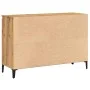 Engineered wood oak artisan sideboard 102x35x70 cm by , Sideboards - Ref: Foro24-856487, Price: 112,25 €, Discount: %