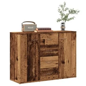 Aparador de madera de ingeniería madera envejecida 88x30x64 cm de , Aparadores - Ref: Foro24-855892, Precio: 110,03 €, Descue...
