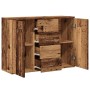 Engineered wood aged wood sideboard 88x30x64 cm by , Sideboards - Ref: Foro24-855892, Price: 112,68 €, Discount: %